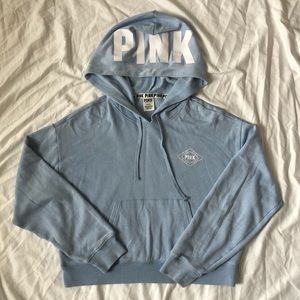 VS PINK crop hoodie